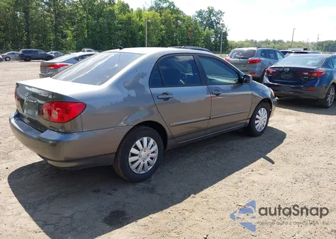 2005 Toyota Corolla Le z USA, uszkodzony, nr VIN 2T1BR32E55C403493